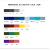 tank top color chart - Tyler Childers Shop