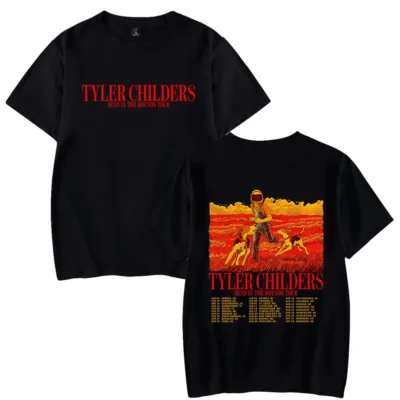 Tyler Childers Merch 2023 Send in the Hounds Tour T shirt Unisex Crewneck Short Sleeve Tee - Tyler Childers Shop